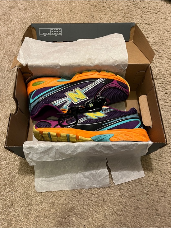 New Balance Other - New Balance Purple Teal Orange Running Sneakers for Men with box included